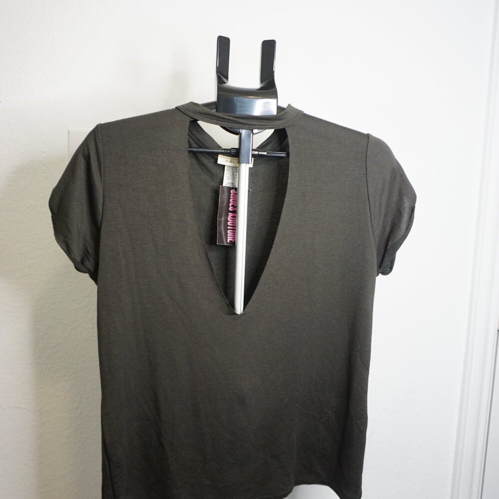 Mind Code Deep V Blouse - Picture 2 of 13